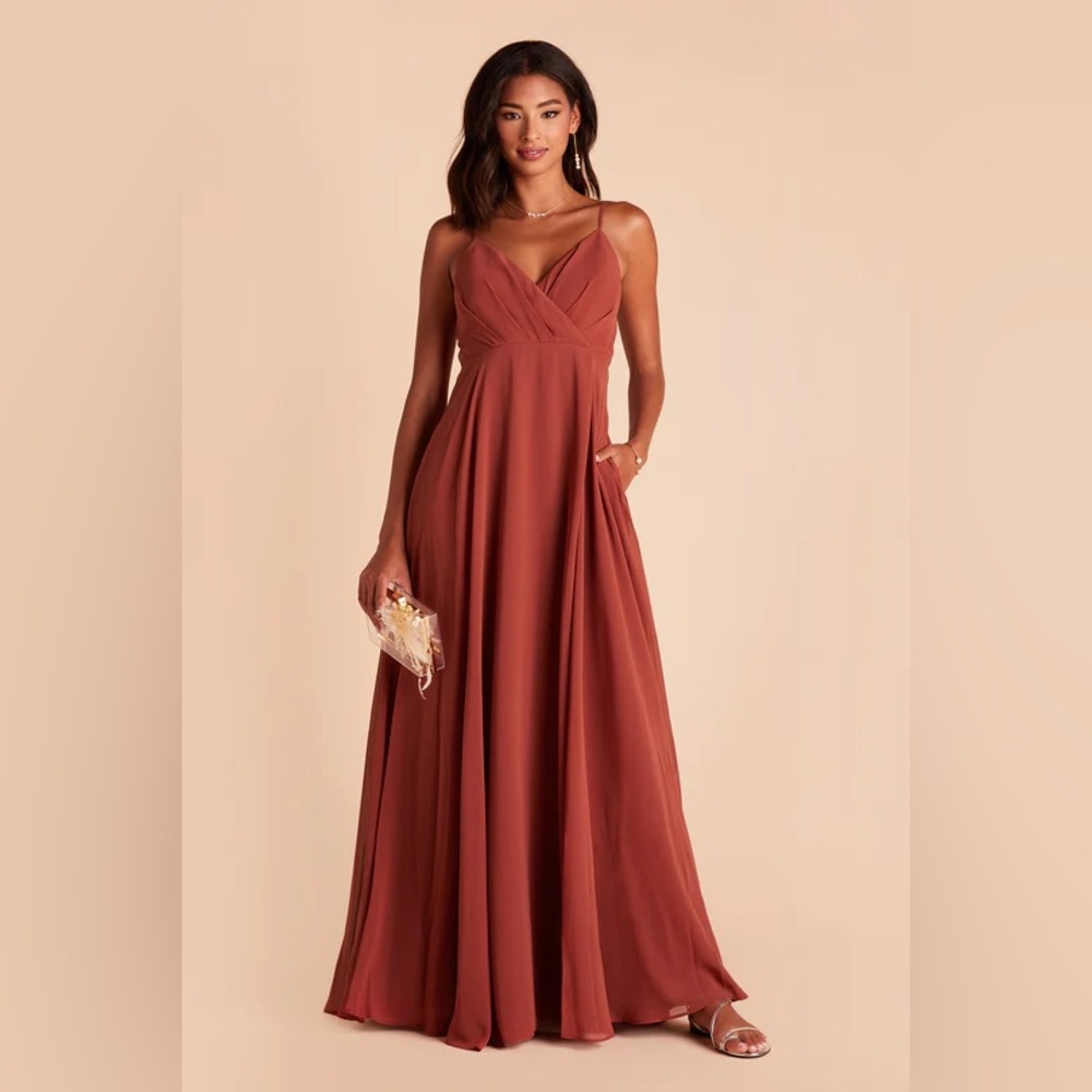 Birdy Grey Terracotta/Dusty Rose Maxi Dress